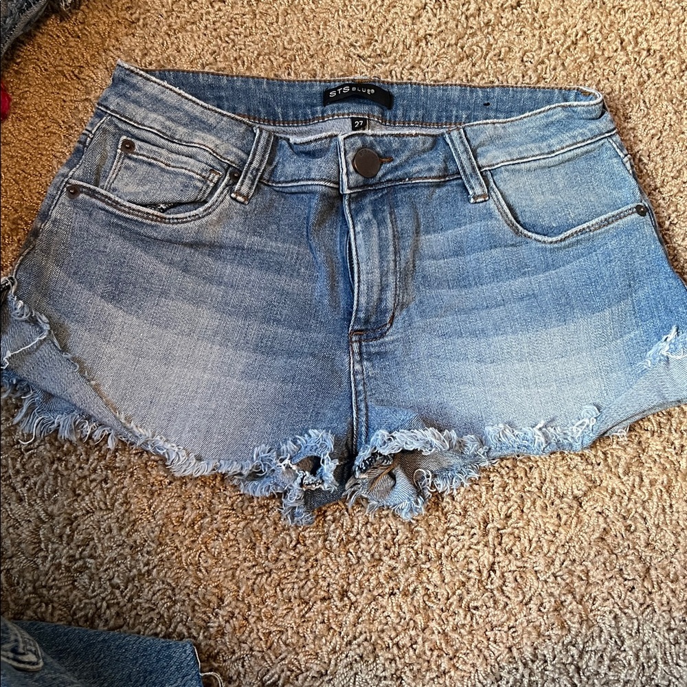 STS Blue Light Blue Jean Shorts